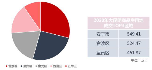 2020年云南昆明房地产企业销售业绩排行榜