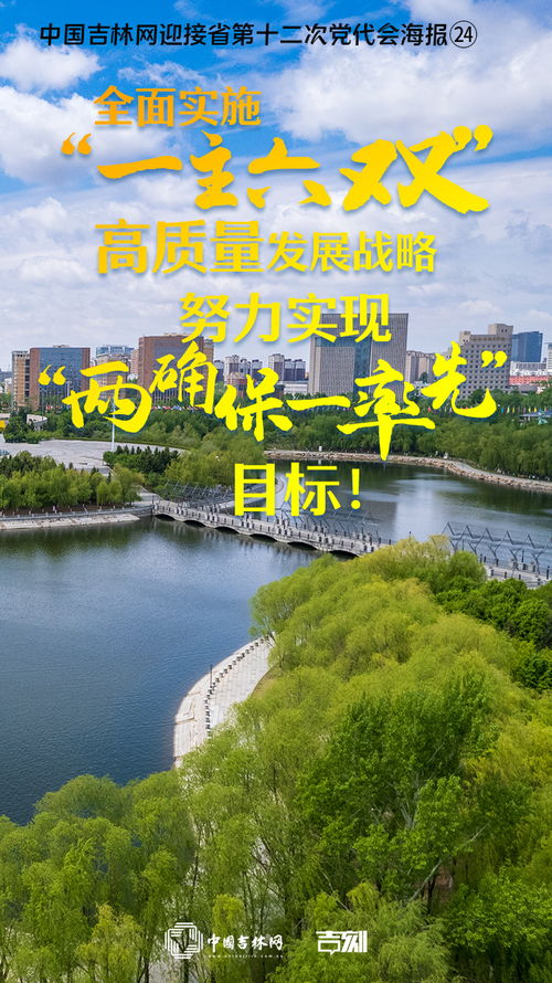 中国吉林网迎接省第十二次党代会海报丨全面实施 一主六双 高质量发展战略,努力实现 两确保一率先 目标